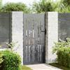 Vidaxl Cancello da giardino con blocco Nero 85 x 200 cm