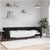 Vidaxl Letto da Giorno Nero 80x200 cm in Velluto