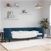 Vidaxl Letto da Giorno Blu 90x200 cm in Velluto