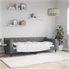 Vidaxl Letto da Giorno Grigio Scuro 80x200 cm in Tessuto