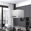 Vidaxl Cappa da Cucina ad Isola Sospesa LCD con Sensore 55 cm Acciaio