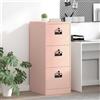 Vidaxl Armadio per File con cassetto Rosa 44 x 50 x 106.5 cm