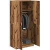 Vidaxl Armadio Legno Antico 80x52x180 cm in Truciolato