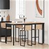 Vidaxl Tavolo da bar Naturale 180 x 90 x 105 cm Pino massello