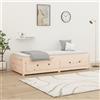 Vidaxl Dormeuse 90x190 cm Single in Legno Massello di Pino