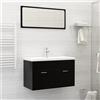 Vidaxl Lavabo da Incasso con Rubinetto 81x39x18 cm in Ceramica Bianco
