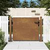 Vidaxl Cancello da giardino 100x100 cm in acciaio Corten