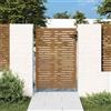 Vidaxl Cancello da giardino 85x125 cm in acciaio Corten design quadrato