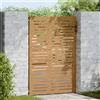 Vidaxl Cancello da giardino 85x150 cm in acciaio Corten design quadrato