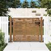 Vidaxl Cancello da giardino 100x100 cm in acciaio Corten design quadrato