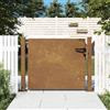 Vidaxl Cancello da giardino 100x100 cm in acciaio Corten