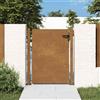 Vidaxl Cancello da giardino 100x125 cm in acciaio Corten