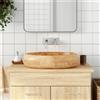 Vidaxl Lavabo da Appoggio Marrone Ovale 59x40x15 cm Ceramica