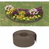 Vidaxl Bordature da Giardino 5 pz Marroni 10 m 20 cm in Polietilene