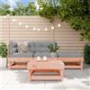 Vidaxl Set Salotto da Giardino 4 pz in Legno Massello di Douglas