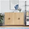 Vidaxl Mobili a Parete 2 pz Rovere Sonoma 69,5x34x90 cm