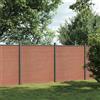 Vidaxl Pannello di Recinzione Marrone 353x186 cm in WPC