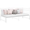 Vidaxl Telaio Divano Letto Estraibile Bianco in Metallo 90x200 cm