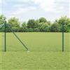 Vidaxl Recinzione in rete saldata con punte 25 x 1,2 m Verde Rete