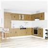 Vidaxl Mobile da cucina Kalmar Rovere artigianale 80 x 46 x 81,5 cm