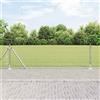 Vidaxl Recinzione Metallica Saldato con Base in Cemento 50 x 0,5 m