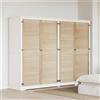 Vidaxl Porta per Armadio con porta 4 pcs Naturale 170 x 2,1 x 59,5 cm