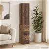 Vidaxl Set di armadi 2 pcs Legno antico 33 x 34,5 x 87 cm