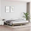 Vidaxl Giroletto senza Materasso Tortora 160x200 cm in Tessuto