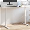 Vidaxl Telaio Scrivania in Piedi Bianco (94-135)x60x(70-114)cm Acciaio