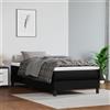 Vidaxl Materasso a Molle Insacchettate Rigidità Media Nero 90x200x20 cm in Similpelle