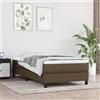 Vidaxl Materasso a Molle Insacchettate Rigidità Media Marrone Scuro 100x200x20 cm