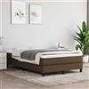 Vidaxl Materasso a Molle Insacchettate Rigidità Media Marrone Scuro 120x200x20 cm