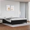 Vidaxl Materasso a Molle Insacchettate Rigidità Media Nero 160x200x20 cm in Similpelle