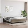 Vidaxl Materasso a Molle Insacchettate Rigidità Media Grigio Tortora 180x200x20 cm