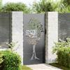 Vidaxl Cancello da giardino con blocco Nero 85 x 200 cm