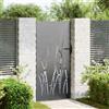 Vidaxl Cancello da giardino con blocco Nero 85 x 200 cm