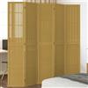 Vidaxl Divisorio Ambienti 5 Pannelli Marrone Legno Massello Paulownia