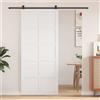 Vidaxl Porta del fienile Bianco 90 x 2,5 x 208 cm