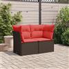 Vidaxl § Divano da giardino § Marrone 124 x 62 x 69 cm polyrattan