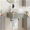 Vidaxl Lavabo da Parete Sonoma grigio 40 x 41 x 40,5 cm