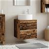 Vidaxl Mobile Lavabo da Parete Legno antico 49,5 x 44,5 x 65,5 cm