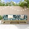 Vidaxl Set Salotto da Giardino 3 pz in Legno Impregnato di Pino