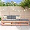 Vidaxl Set Salotto da Giardino 3 pz in Legno Massello di Douglas