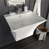 Vidaxl Lavabo a Parete in Ceramica Bianco 500x450x410 mm