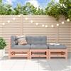 Vidaxl Set Salotto da Giardino 3 pz in Legno Massello di Douglas