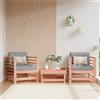 Vidaxl Sedie da Giardino con Cuscini 2 pz in Legno Massello di Douglas