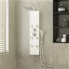 Vidaxl Pannello Doccia in Vetro 25x47,5x130 cm Bianco