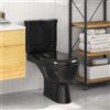 Vidaxl Toilette con Cisterna Nera