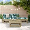 Vidaxl Set Salotto da Giardino 4 pz in Legno Impregnato di Pino