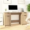 Vidaxl Scrivania con Mobile Laterale Rovere Sonoma Legno Multistrato